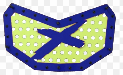 X3 Bullet Hole Grill - Blue Circle Clipart Full Size Electric Blue Png,Bullethole Png