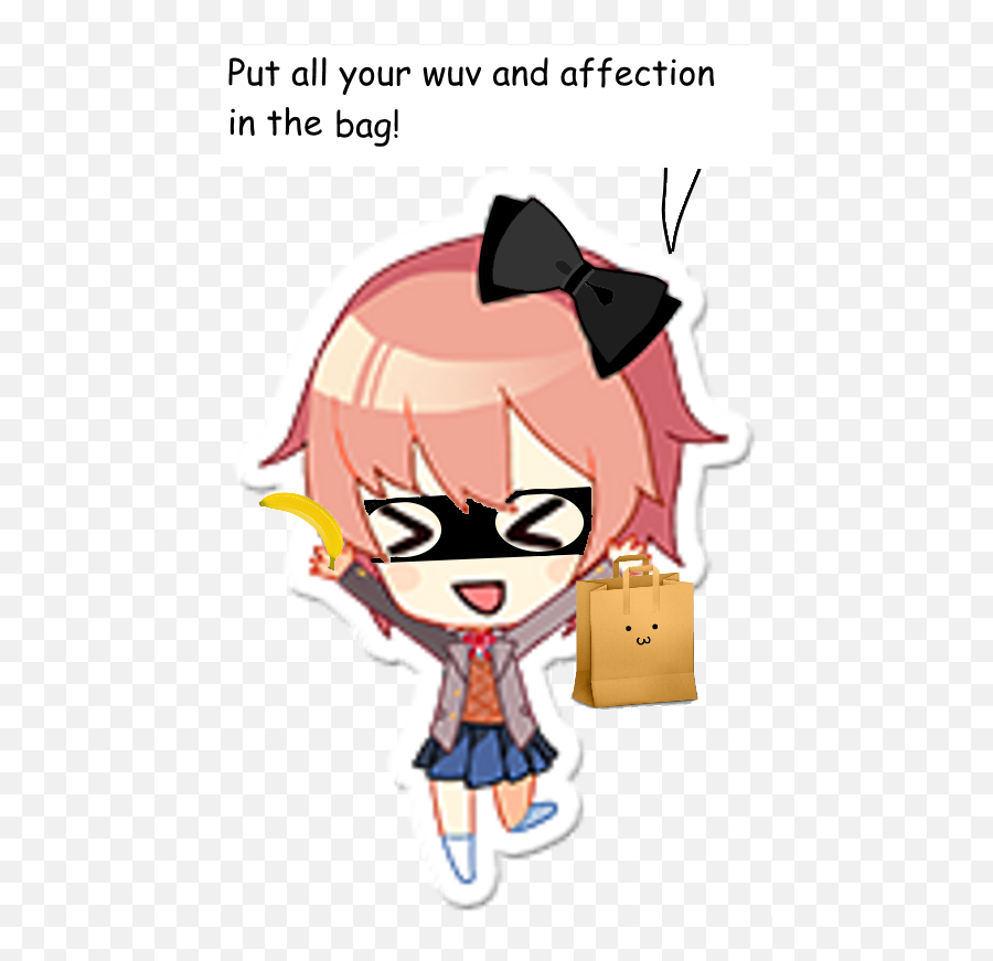 Doki Literature Club Chanson - Got Your Back Stick Figure Png,Doki Doki Literature Club Png