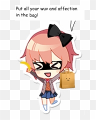 Doki Literature Club Chanson - Got Your Back Stick Figure Png,Doki Doki Literature Club Png