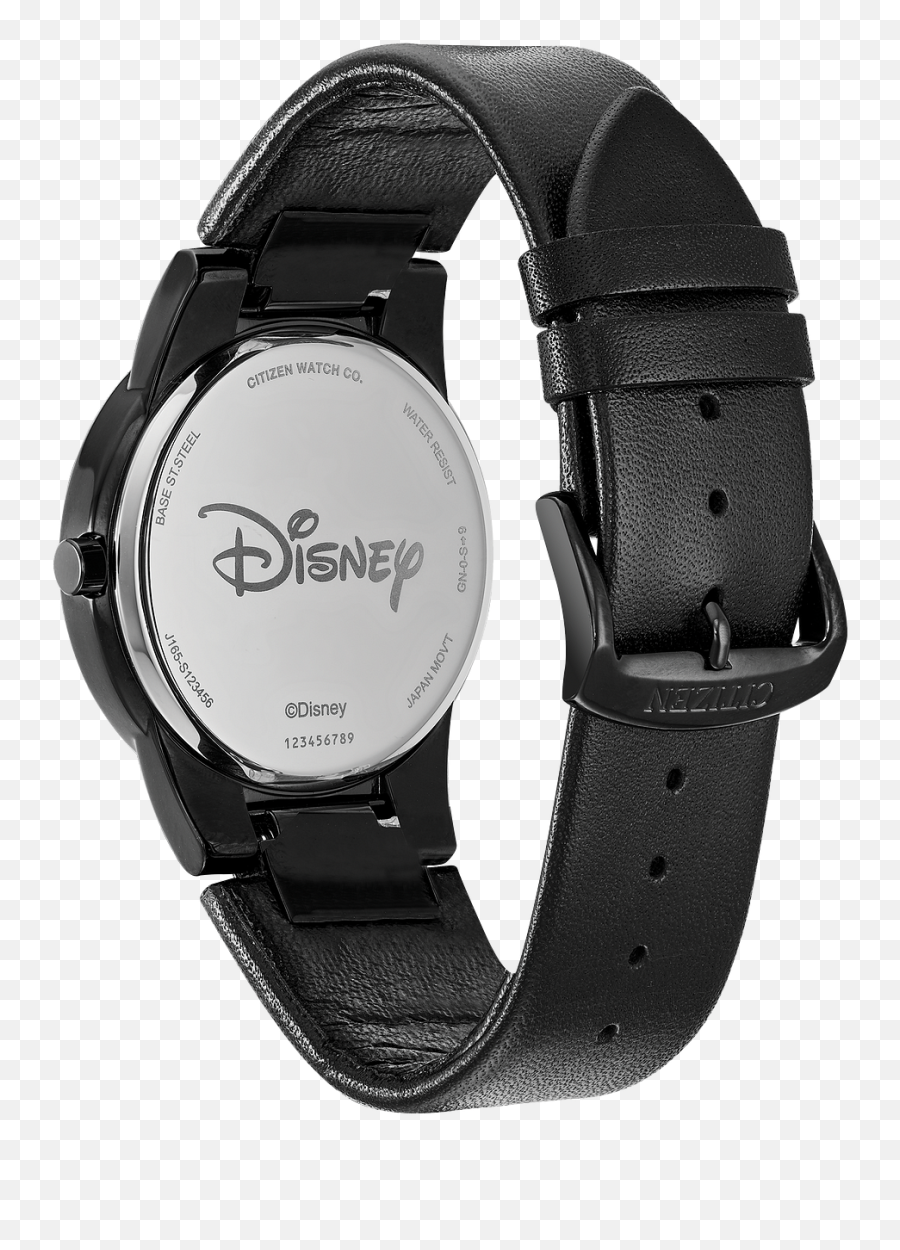 Citizen Mickey Mouse Menu0027s Eco - Drive Black Watch Citizen Walt Disney Company Png,Mickey Mouse Silhouette Png