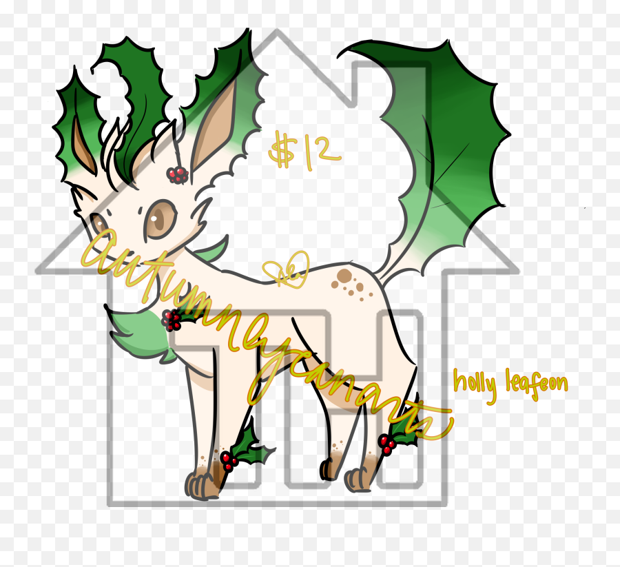 Holly Leafeon - Fictional Character Png,Leafeon Png