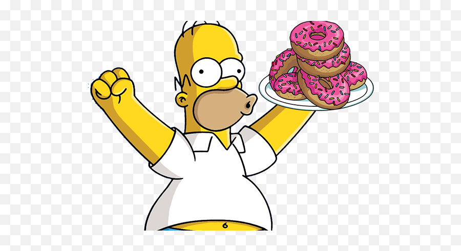 Homer Simpson Rosquinha Png 4 Image - Homer Simpson Donuts,Homer Png