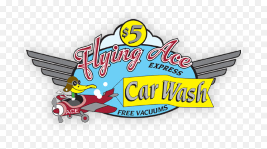 Flying Ace Express Car Wash - Flying Ace Car Wash Png,Ace Family Logo