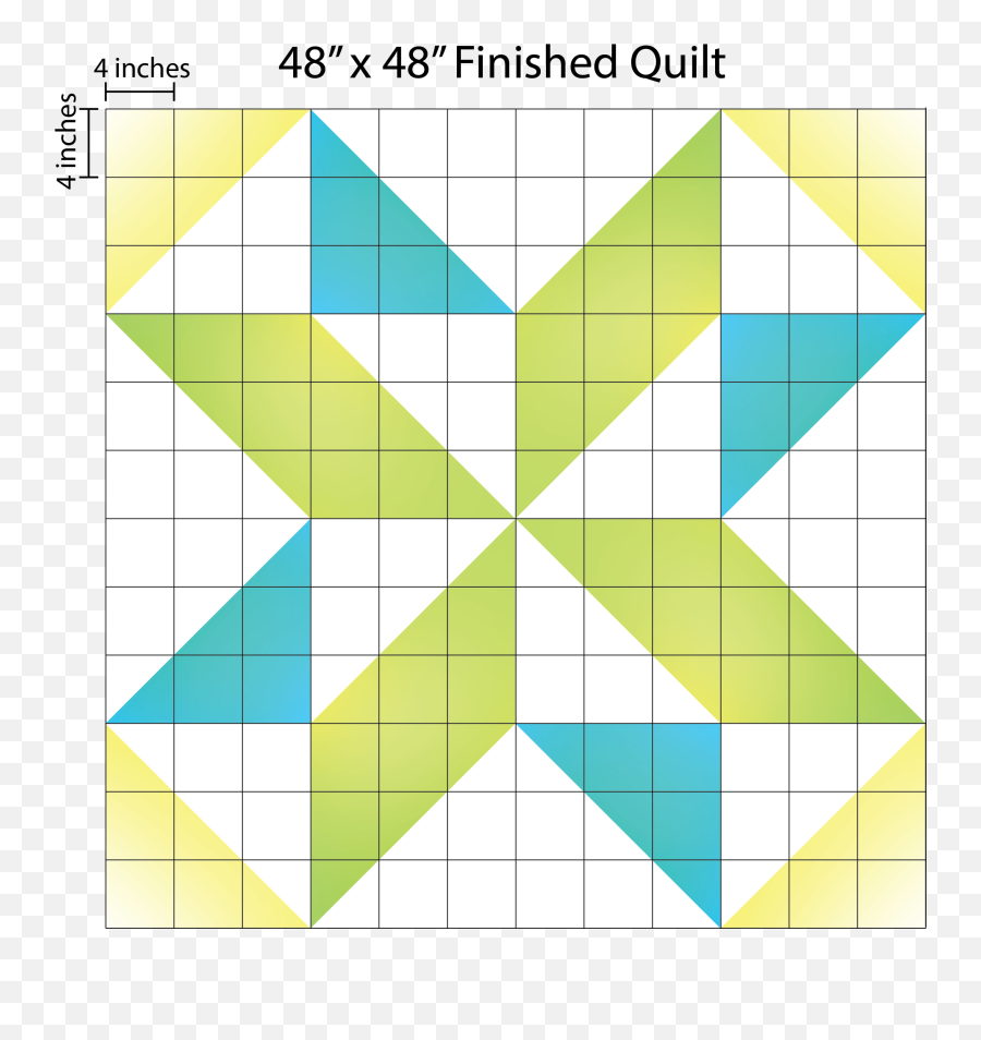 How To Supersize Quilt Blocks Pinwheel Graph Paper Weallsew - Pattern Png,Grid Paper Png