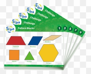 Plastic Pattern Blocks U2013 Gigotoys - Diagram Png,Green Triangle Png