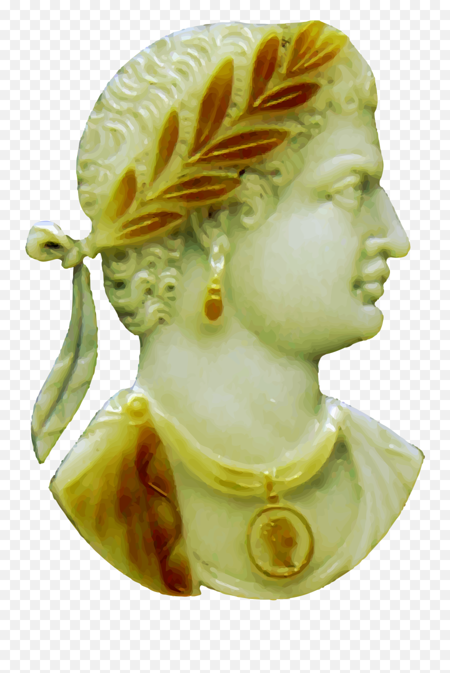 Greek Clipart Bust Roman Transparent Free - Ancient Rome Icon Png,Greek Bust Png
