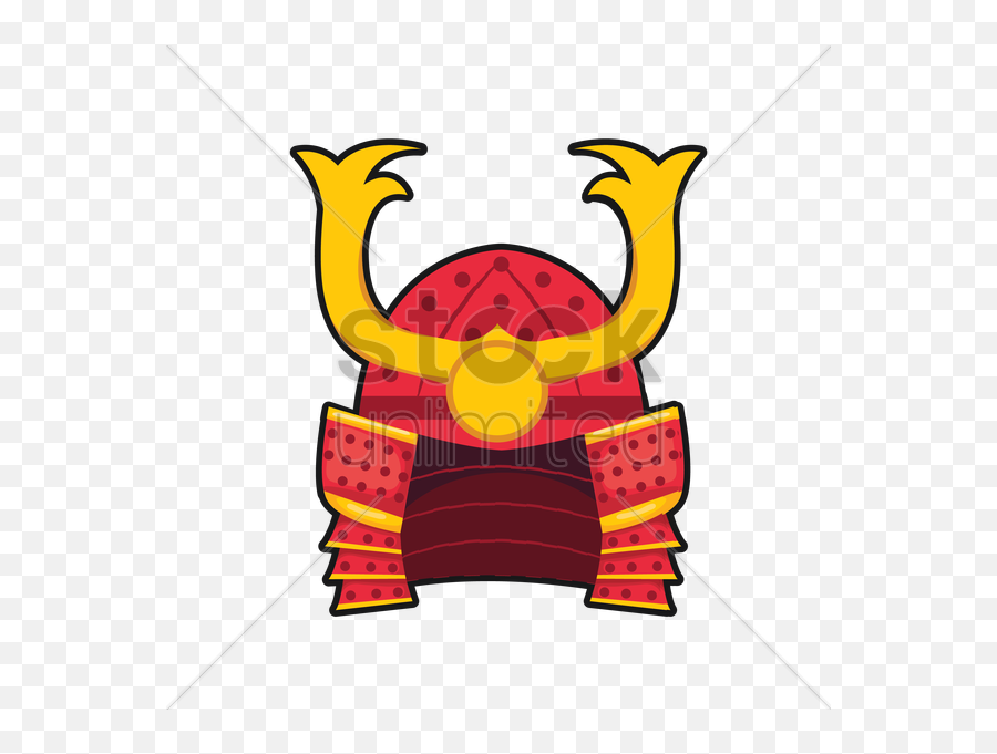 Samurai Helmet Cartoon Clipart - Happy Png,Samurai Helmet Png