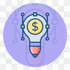 Big Idea Icon Of Colored Outline Style - Graphic Designer Tool png