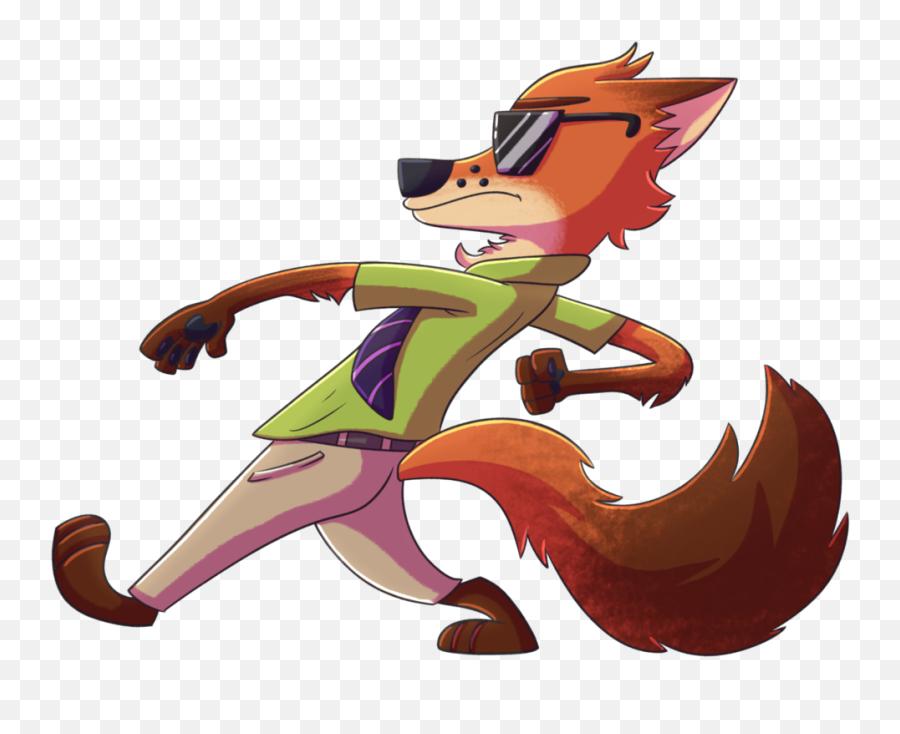 Nick Wilde Cartoon Transparent - Nick Wilde Cartoon Png,Nick Wilde Png