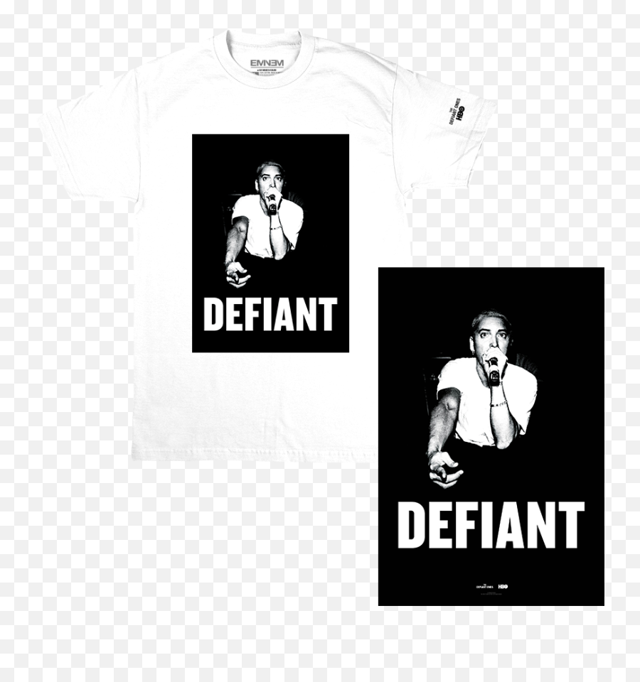 Available Now Limited Edition Eminem Defiant Merch Shady - Defiant Ones T Shirt Png,Eminem Logo