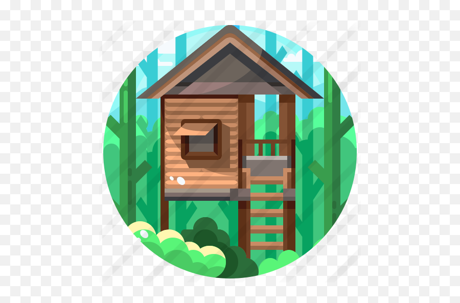 Tree House - Casa Del Arbol Icono Png,Log Cabin Icon