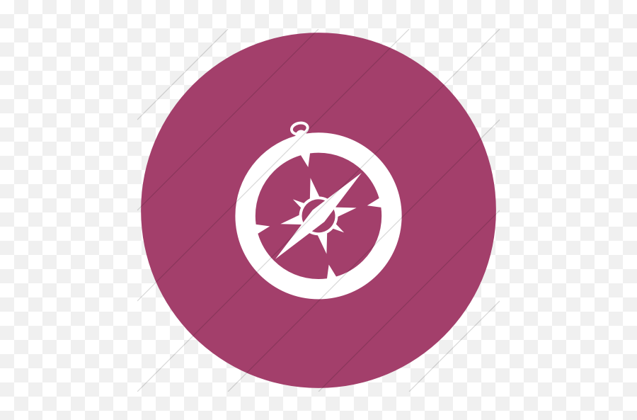 Iconsetc Flat Circle White - Icon Safari Purple Safari Logo Png,Safari Icon Pink