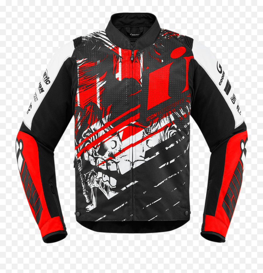 Apparel U0026 Merchandise Icon Sb2 Overlord Stim Textile Jacket - Icon Overlord Stim Red Png,Icon Helmets Canada