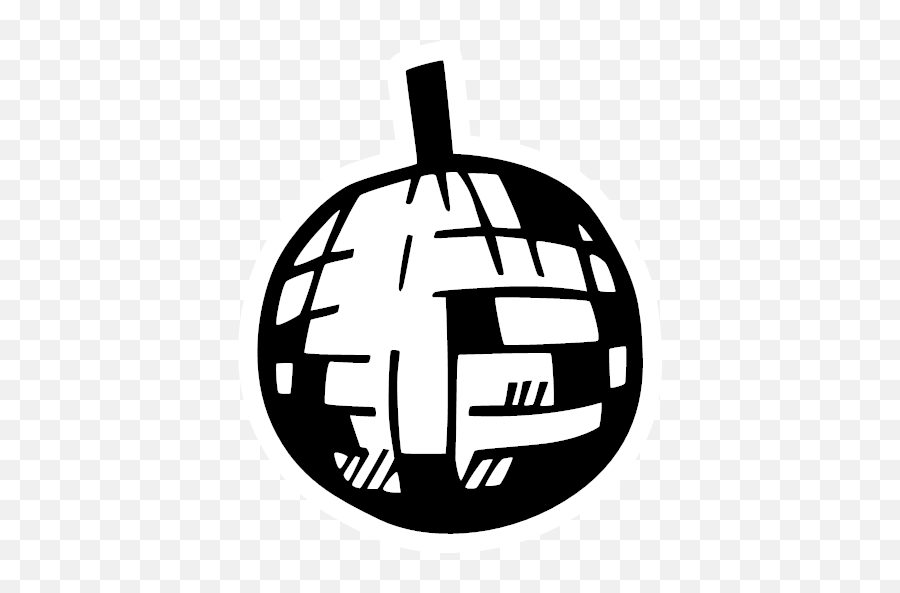 Damce Floor Mirrorball Party Icon - New Years Hand Drawn Sticker Png,Floor Icon
