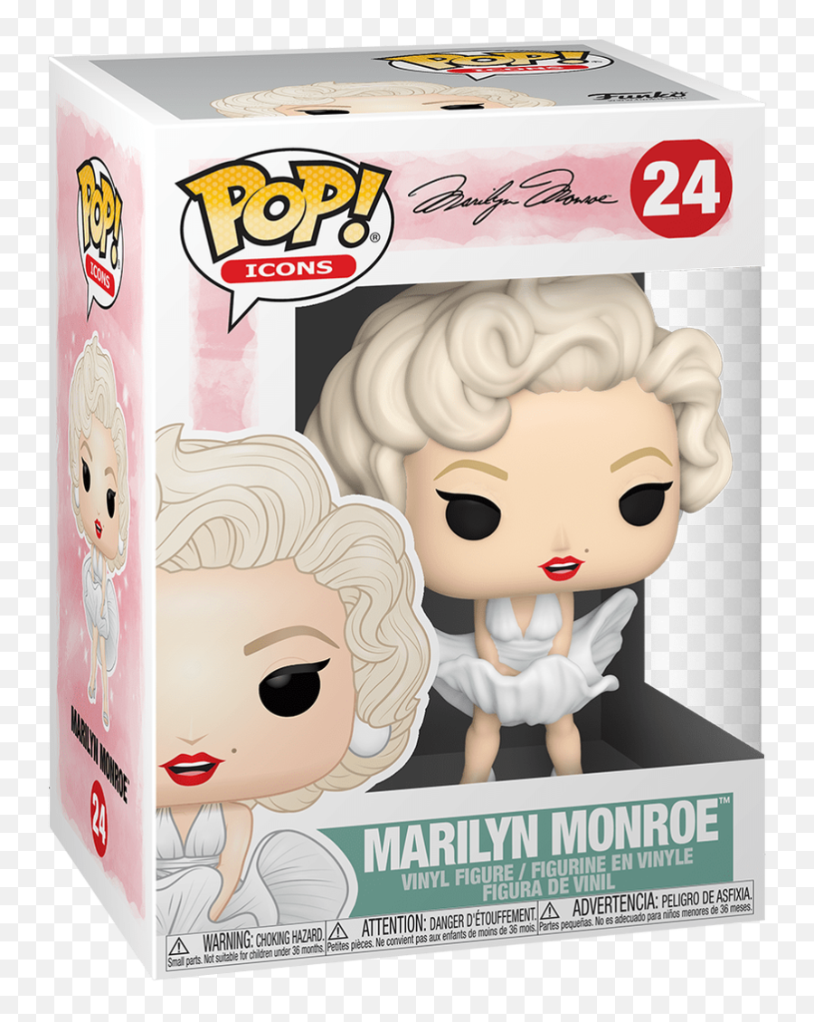 Funko Pop Icons Marilyn Monroe White Dress - Funko Pop Marilyn Monroe 24 Png,Recommended Icon