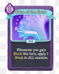 Wave Of The Hand - Crescendo Slay Spire png