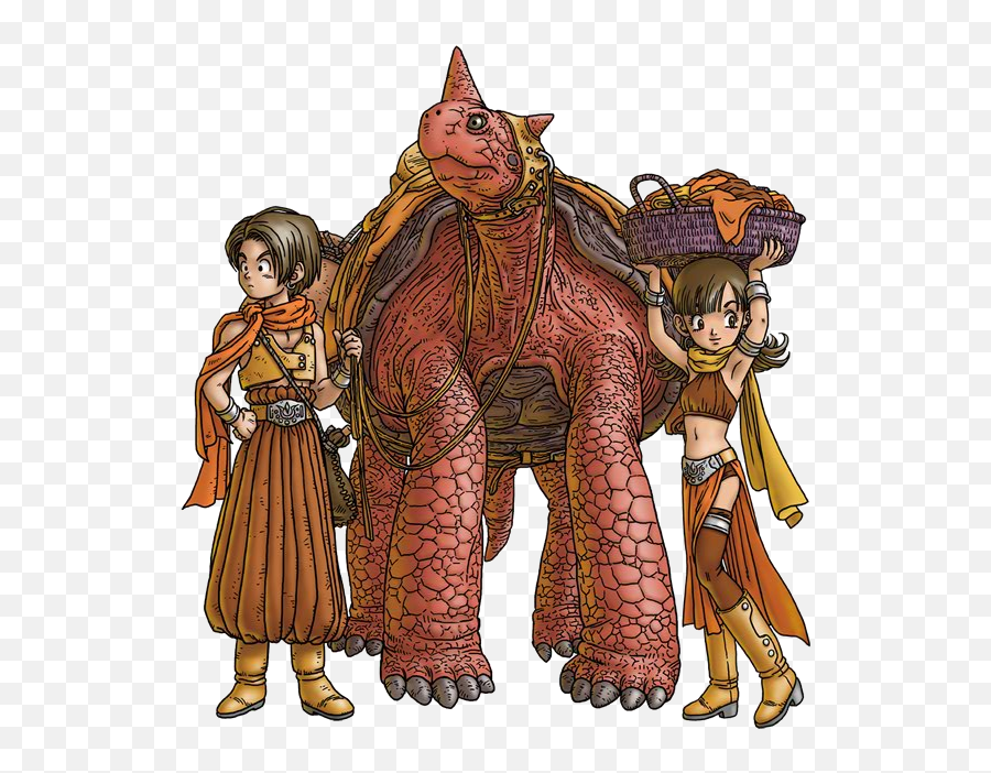 Characters U003e Dragon Quest X Wii Dragons Den - Dragon Quest 10 Artwork Png,Dragon Quest Icon