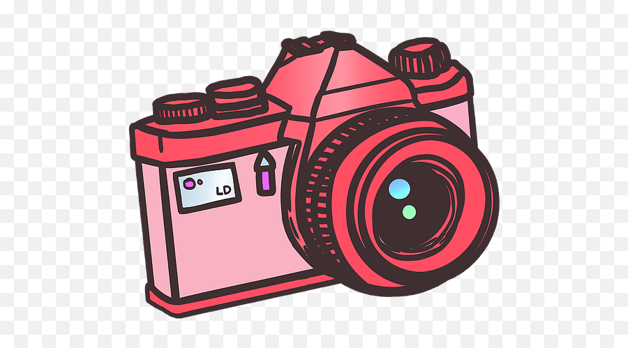 Download Account Photograph Slr Lens Camera User Digital Hq - Camera Sticker Image Background Transparent Png,Pink Camera Icon