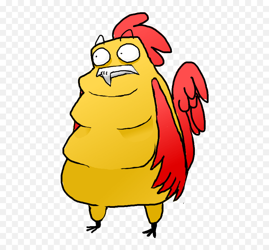 Cartoon Chicken Clip Art - Buff Chicken Png,Rubber Chicken Png