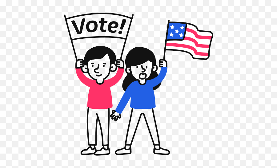 Vote Free Icon Of Us Election 2020 Illustrations - Sharing Png,Elections Icon