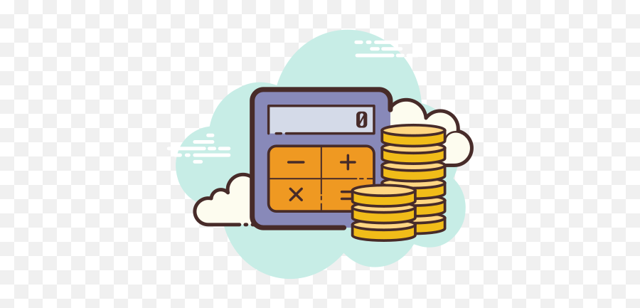 Accounting Icon In Cloud Style - Budget Cost Icon Png,Accountant Icon