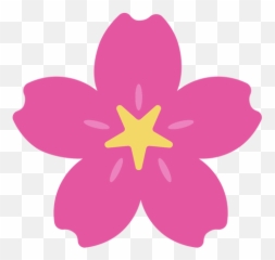 Purple Wild Flower Flat Transparent Png U0026 Svg Vector - Cute Pink Clipart Png