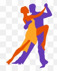 Tango Icon Free Png And Svg Download Black Dancing - Call Silhouette Salsa Dance