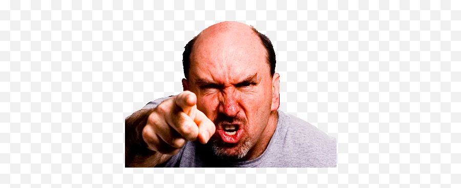 Angry Man Png Picture 760614 - Someone Pointing A Finger,Angery Transparent
