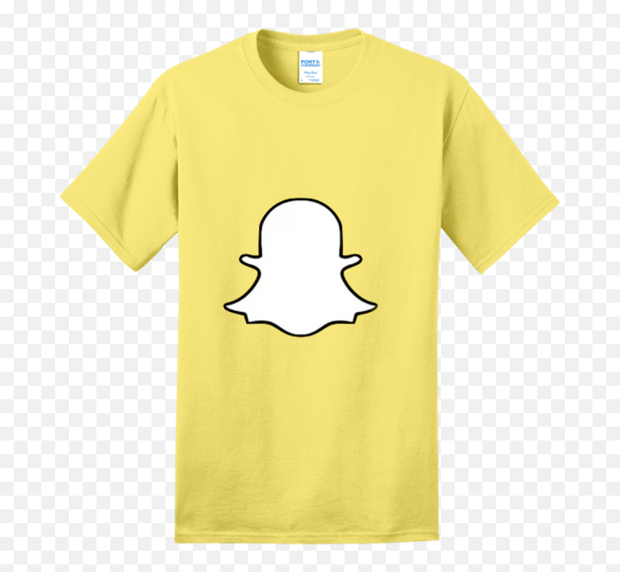 Helens Snapchat Adult 100 Cotton T - Shirts Port And Company Pc150 Snapchat Logo T Shirt Png,Snap Chat Logo