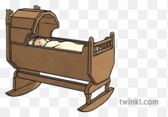 Baby In Crib Illustration - Twinkl Twinkl Crib Png,Crib Png