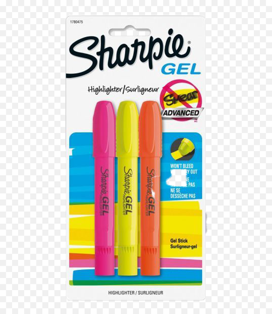 Sharpie Gel Highlighters - Sharpie Gel Highlighter Png,Sharpie Png