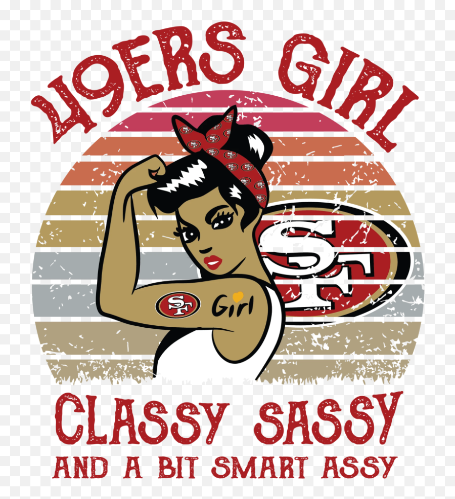 San Francisco 49ers Nfl Svg Football - Transparent San Francisco 49ers Girl  Png,49ers Logo Png - free transparent png images 