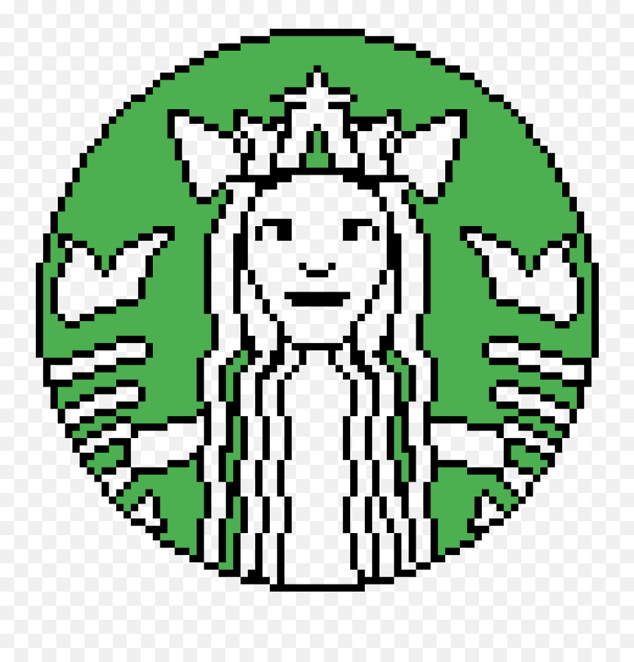 Pixilart - Really Bad Starbucks Logo By Tryingstuffout Circle Png,Starbucks Logo Png