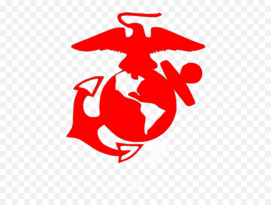 Usmc Red Clip Art - Vector Clip Art Online Marine Corp Clipart Png,Usmc Png