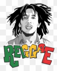 Download Bob Marley Reggae - Bob Marley Drawing Png,Bob Marley Png