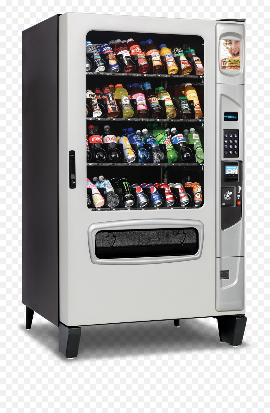 36 Selection Soda Drink Vending Machine - Vendingcomvendingcom Food Png,Sodas Png