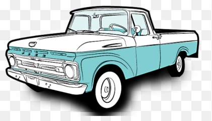 Old Ford Truck Drawing Free Download - Old Ford Truck Clipart Png,Ford Truck Png