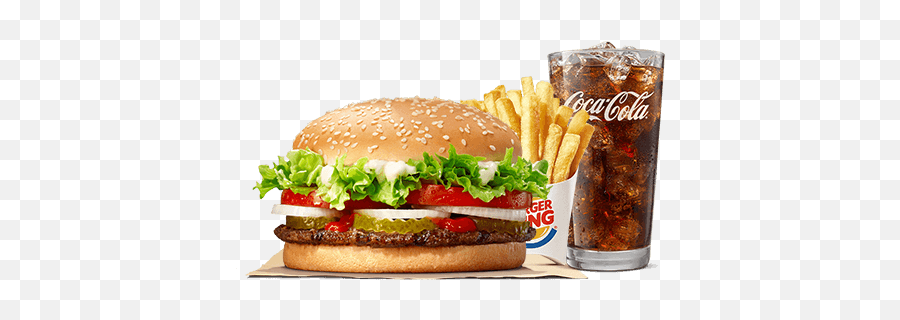 Download Free Png Burger King Menu - Whopper Meal Burger King,Burger King Png