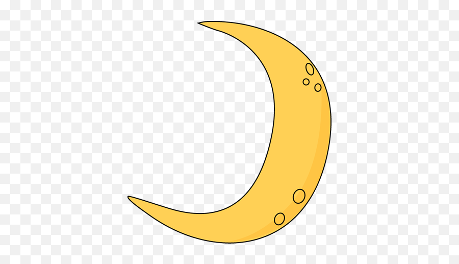 Download Crescent Moon Clip Art Image Yellow - Clip Art Png,Crescent Moon Transparent Background