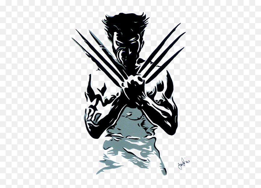 Wolverine T - Shirt Wolverine Black And White Png,Wolverine Transparent