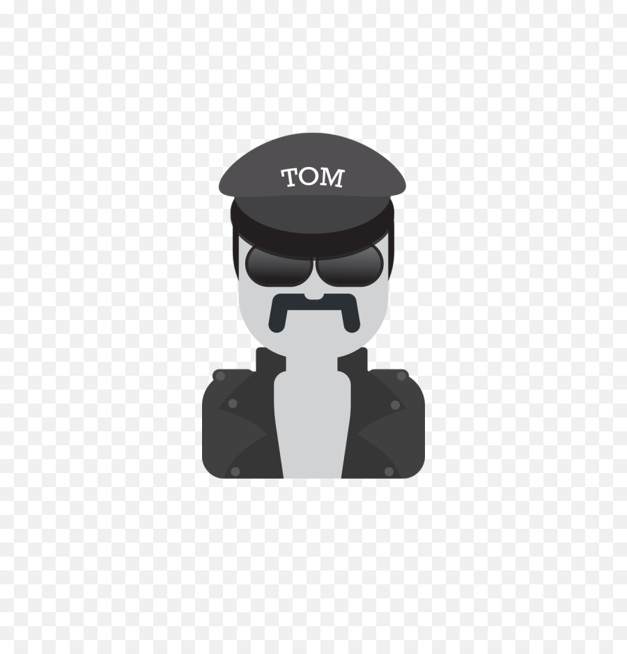 Emoji Tom Of Finland - Finland Toolbox Leather Emoji Png,Glasses Emoji Png
