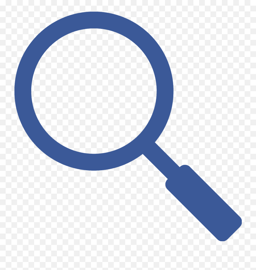 Blue Magnifying Glass Icon Png - Search Icon Vector Png,Search Icon Png