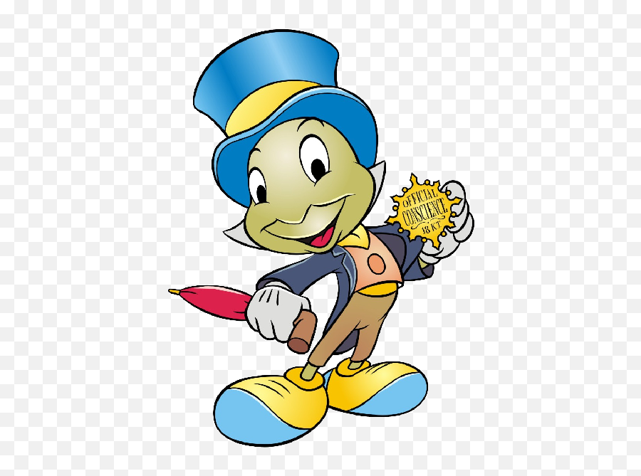 Cricket Clipart Character Disney - Cartoni Disney Pinocchio Png,Pinocchio Png