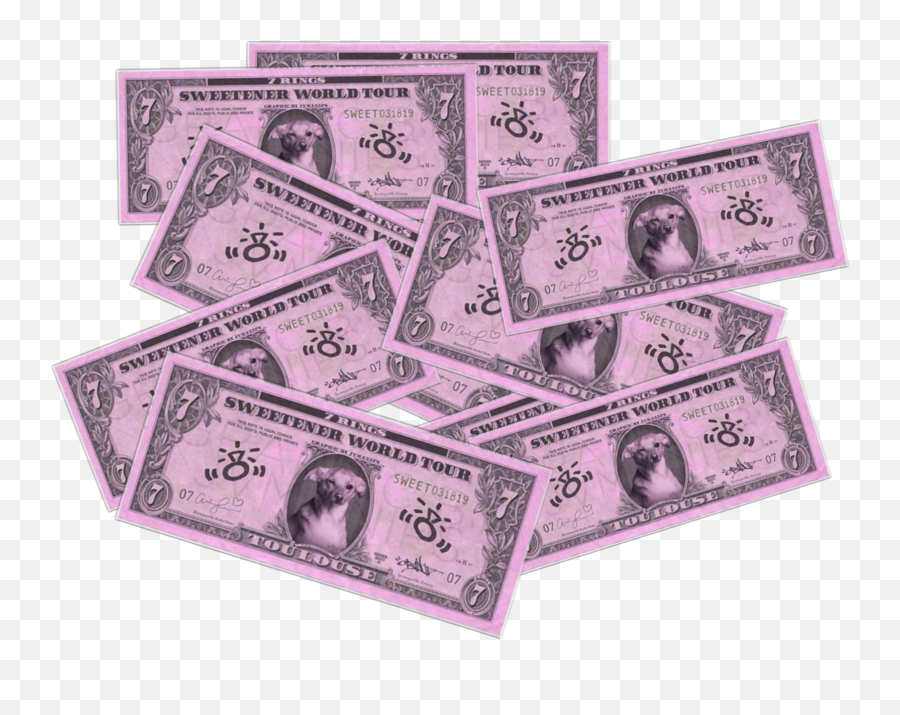 7rings Arianagrande Pinkmoney Sticker By Twilight - Cash Png,Money Gif Png