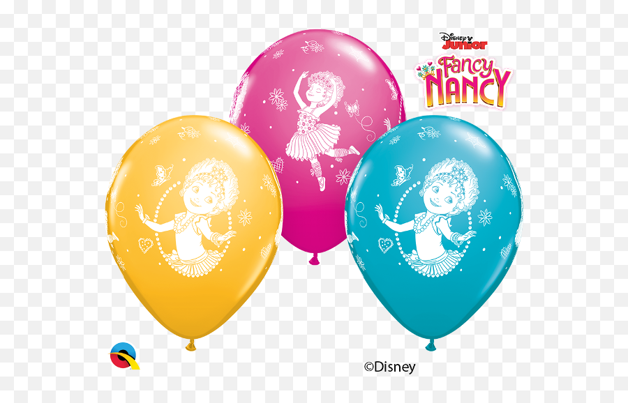 Disney Fancy Nancy Balloons - Disney Junior Png,Fancy Nancy Png