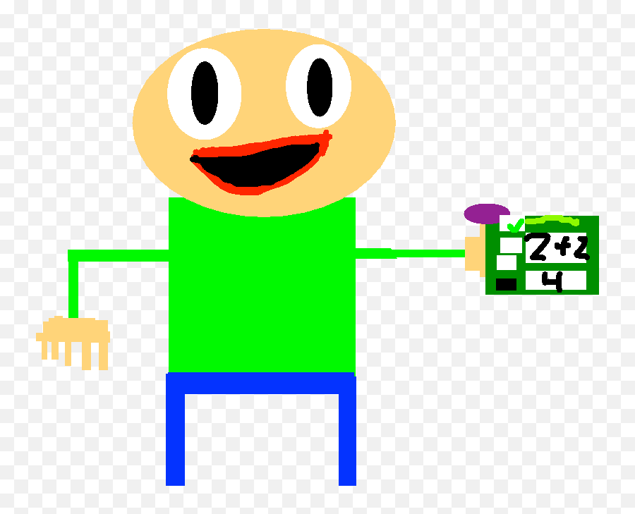 Have A Talk With Baldi In Rell Life - Smiley Png,Baldi Png
