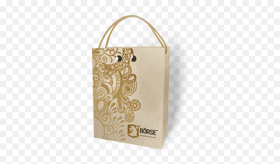 Custom Printed Recycled Paper Bag - Bolsa Ecológica De Papel Png,Paper Bag Png
