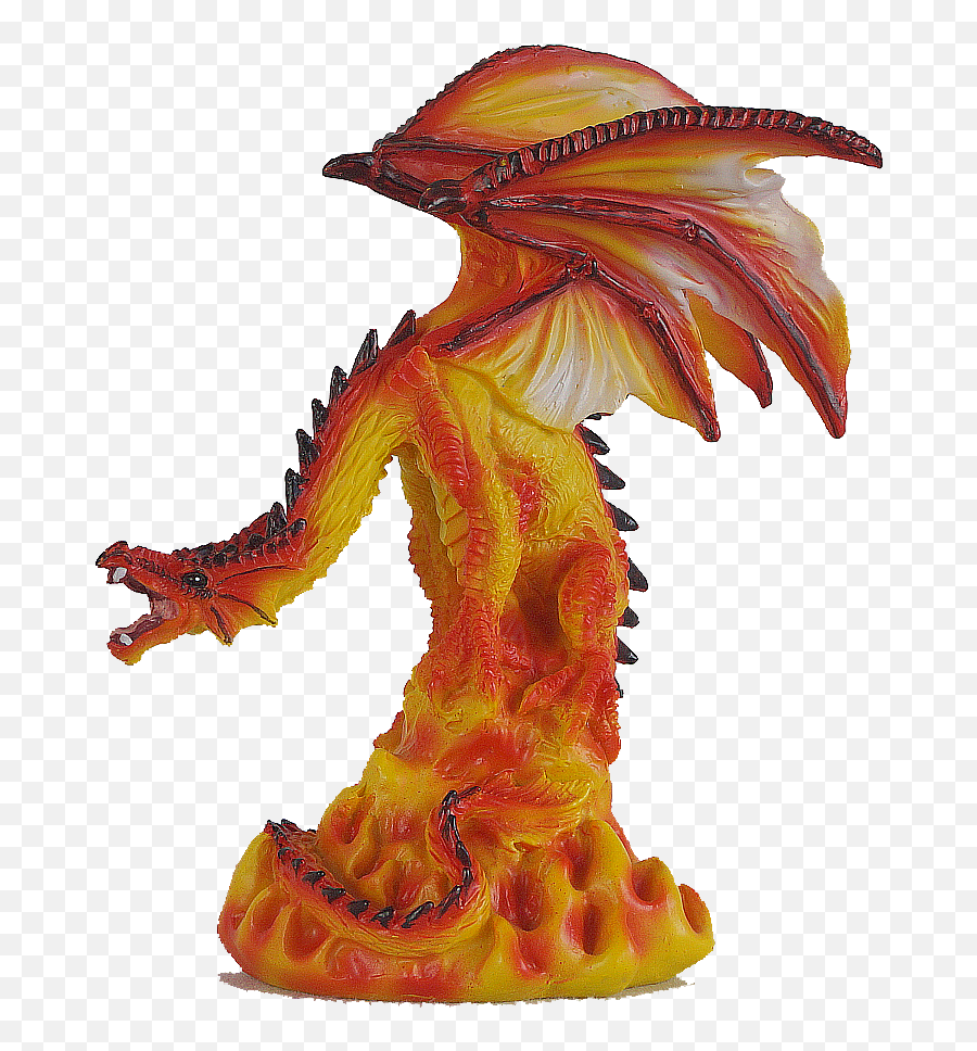 Hd Realm Of Dragons Small Fire Dragon - Carving Png,Fire Dragon Png