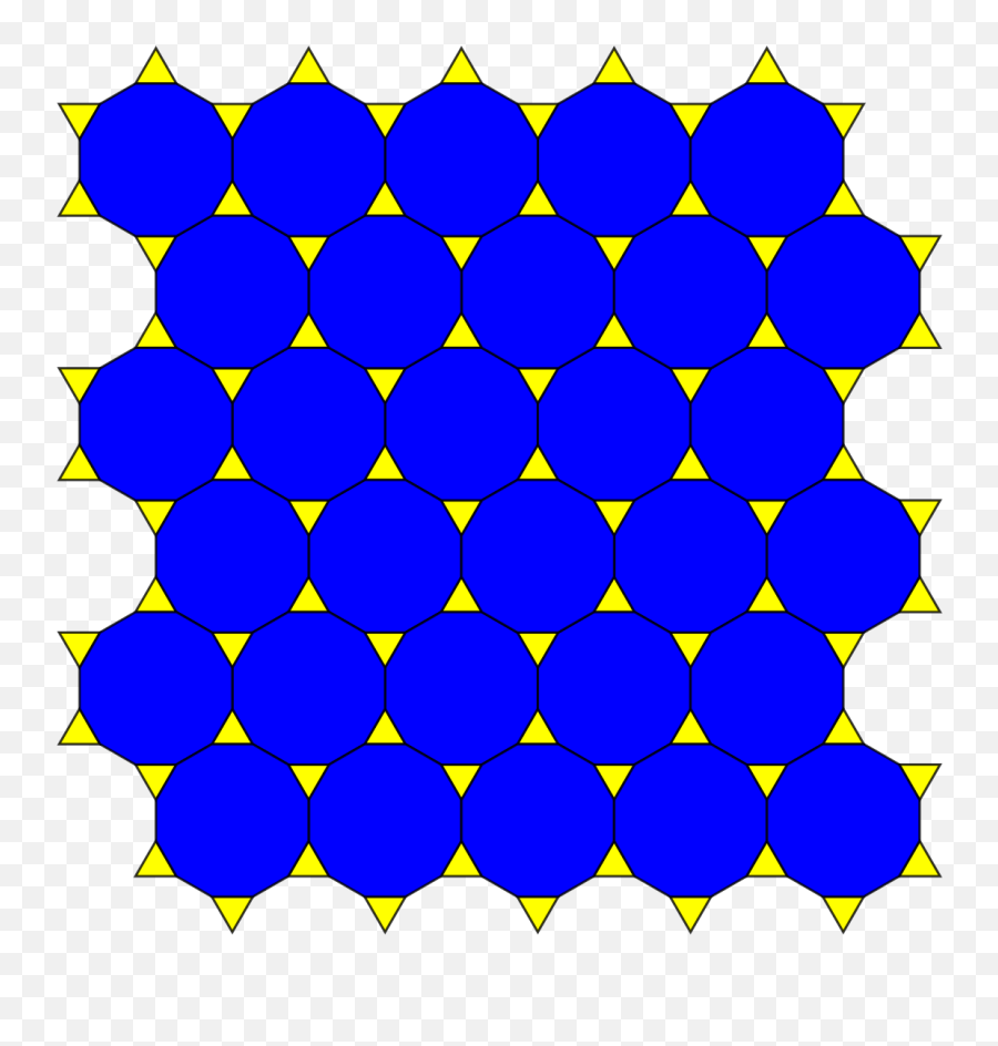 Truncated Hexagonal Tiling - Wikipedia 12 Sided Polygon Tile Png,Hexagons Png