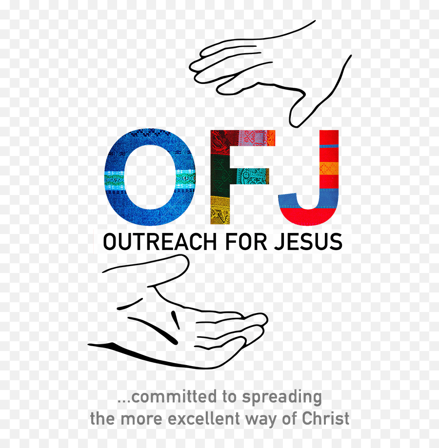 Cropped - Ofjlogoblackwhite1png U2013 Outreach For Jesus Switchover Media,Jesus Hands Png